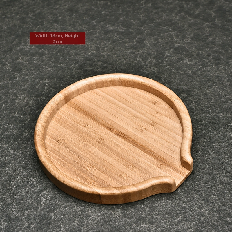 Κυκλικός δίσκος τσαγιού από μπαμπού για τελετή τσαγιού, Pure Clean kiln, Νέο κινεζικό στυλ, 0,15 kg