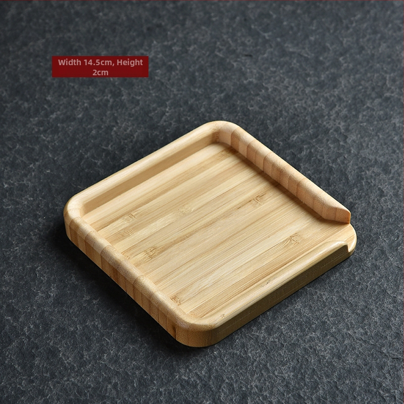 Κυκλικός δίσκος τσαγιού από μπαμπού για τελετή τσαγιού, Pure Clean kiln, Νέο κινεζικό στυλ, 0,15 kg