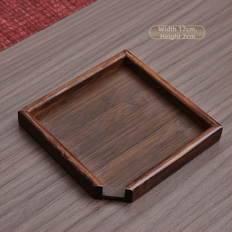 Κυκλικός δίσκος τσαγιού από μπαμπού για τελετή τσαγιού, Pure Clean kiln, Νέο κινεζικό στυλ, 0,15 kg