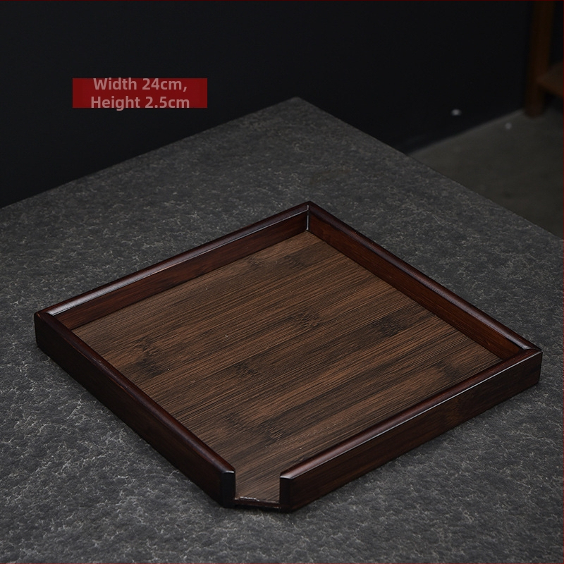 Κυκλικός δίσκος τσαγιού από μπαμπού για τελετή τσαγιού, Pure Clean kiln, Νέο κινεζικό στυλ, 0,15 kg