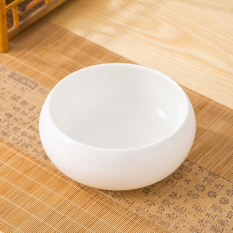 Σετ Gongfu τσαγιού από πορσελάνη-νεφρίτης – Chaoshan στιλ, πλήρες με τσαγιέρα, μπολ με καπάκι και φλιτζάνια, χωρίς δίσκο, φινίρισμα Lopo γλασούρας