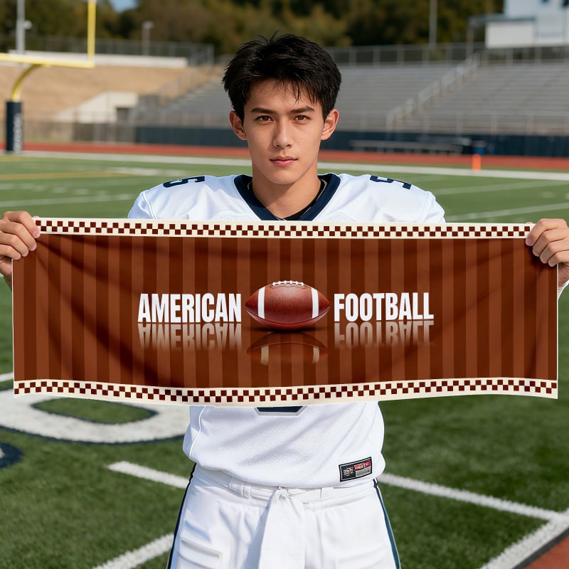 Sporttörölköző – Mikroszálas, gyorsan szárad, 60 g, logóval nyomtatható, testreszabható, ideális badmintonhoz és maratonfutáshoz