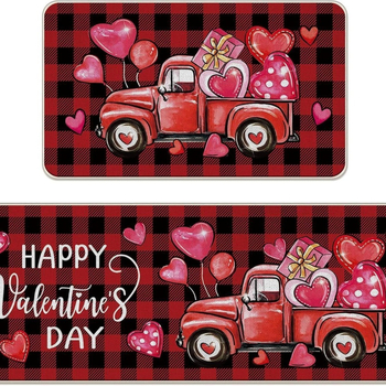 Hosszú sávos kilépő- és konyhai matrac karikatúra mintával — nyomtatott kivitel, formája: hosszú sáv, kézzel mosható, alkalmas nappalira, előszobára, fürdőszobára, étteremhez