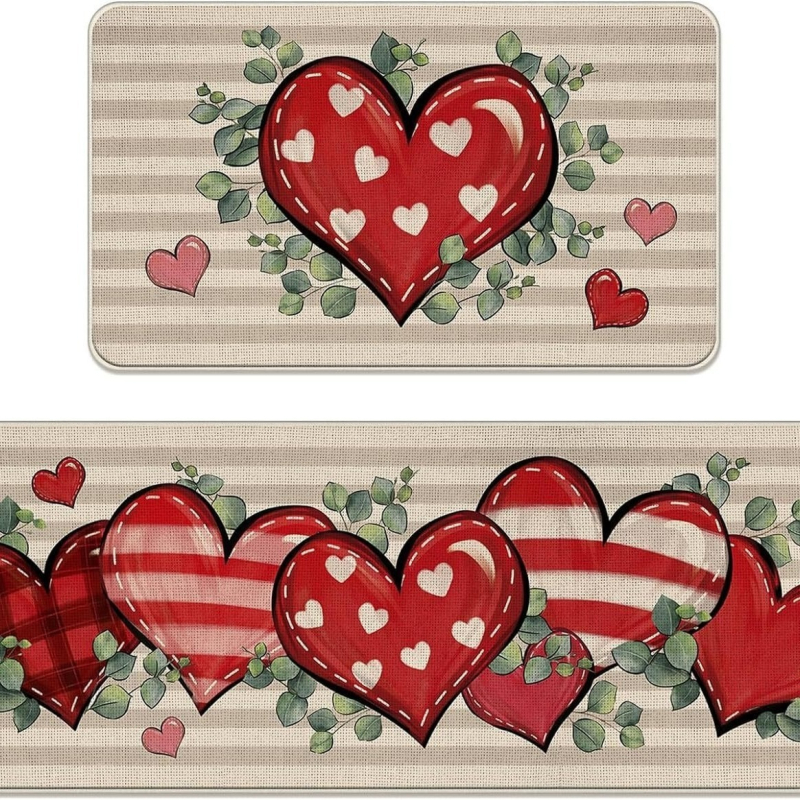 Hosszú sávos kilépő- és konyhai matrac karikatúra mintával — nyomtatott kivitel, formája: hosszú sáv, kézzel mosható, alkalmas nappalira, előszobára, fürdőszobára, étteremhez