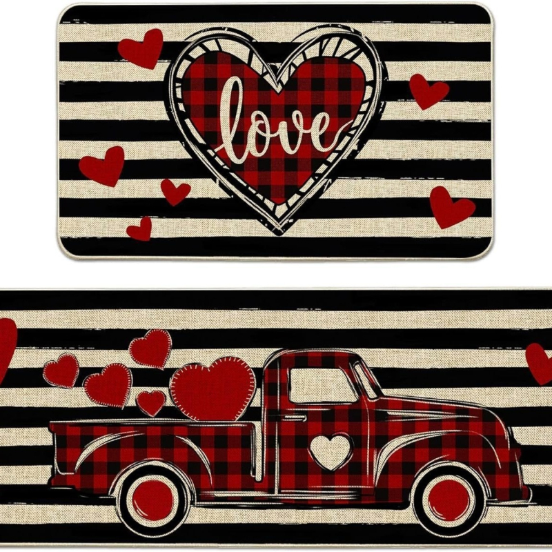 Hosszú sávos kilépő- és konyhai matrac karikatúra mintával — nyomtatott kivitel, formája: hosszú sáv, kézzel mosható, alkalmas nappalira, előszobára, fürdőszobára, étteremhez