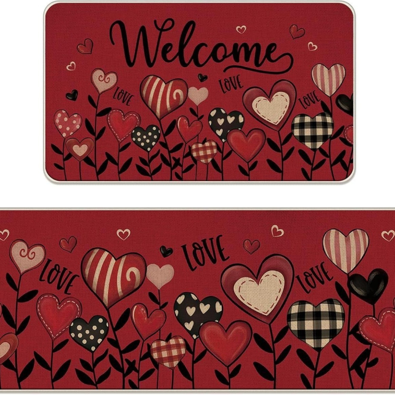 Hosszú sávos kilépő- és konyhai matrac karikatúra mintával — nyomtatott kivitel, formája: hosszú sáv, kézzel mosható, alkalmas nappalira, előszobára, fürdőszobára, étteremhez