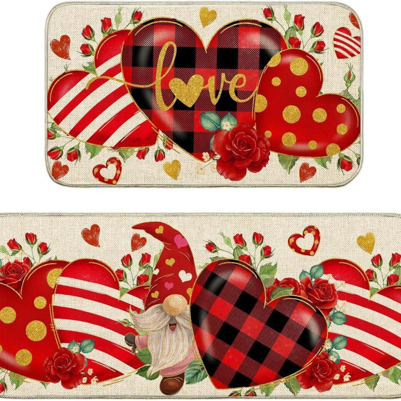 Hosszú sávos kilépő- és konyhai matrac karikatúra mintával — nyomtatott kivitel, formája: hosszú sáv, kézzel mosható, alkalmas nappalira, előszobára, fürdőszobára, étteremhez