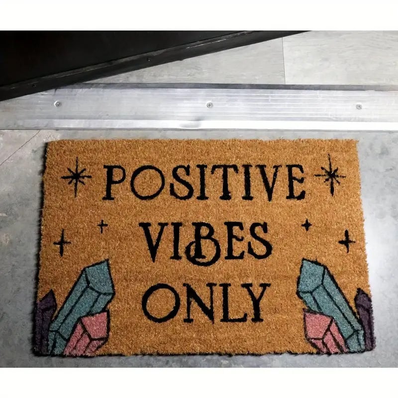 Хелоуин подложка за входна врата - правоъгълна, кристален велур, износоустойчива, печат дизайн, мотиви пейзаж, карикатура и растения, почистване чрез изплакване