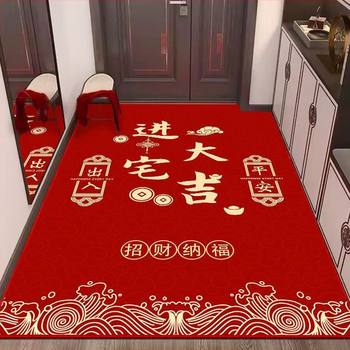 Дверна входна подложка от диатомитова глина, водопоглъщаща, антихлъзгаща, текстов модел, лесна за почистване