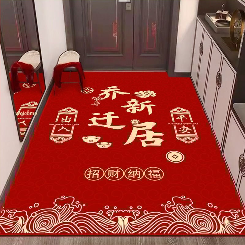 Дверна входна подложка от диатомитова глина, водопоглъщаща, антихлъзгаща, текстов модел, лесна за почистване