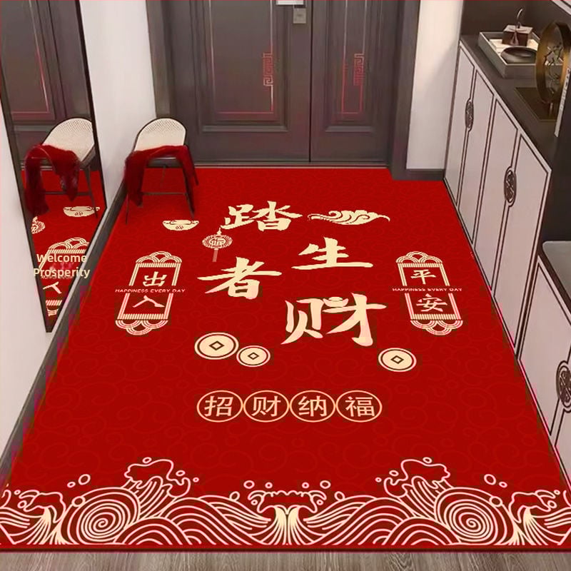 Дверна входна подложка от диатомитова глина, водопоглъщаща, антихлъзгаща, текстов модел, лесна за почистване