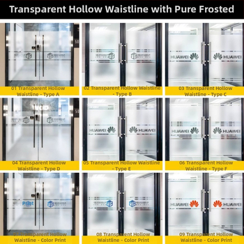 PVC plėvelė biuro stiklo durims, lipni, šiuolaikinis minimalistinis stilius, vieno tono raštas, pritaikoma