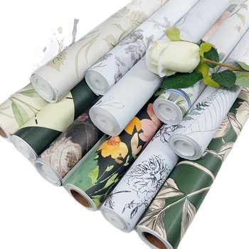 Самозалепващ тапет за шкафове – френски стил обновяване на мебели, ретро плосък стенен стикер, водоустойчив PVC, 1 лист