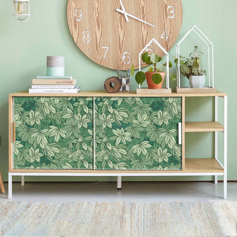 Самозалепващ тапет за шкафове – френски стил обновяване на мебели, ретро плосък стенен стикер, водоустойчив PVC, 1 лист