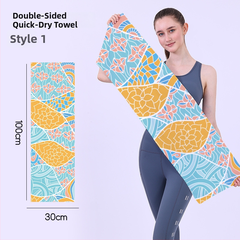 Gyorsan száradó sporttörölköző, kétoldali velúr felület, testreszabható logóval, könnyű (<50 g), nedvszívó