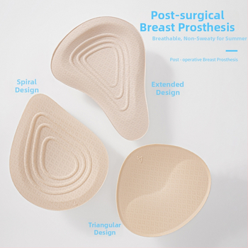 Протезни гърди за мастектомия - найлон, удебелена конструкция, увеличение на обема, Kunhong