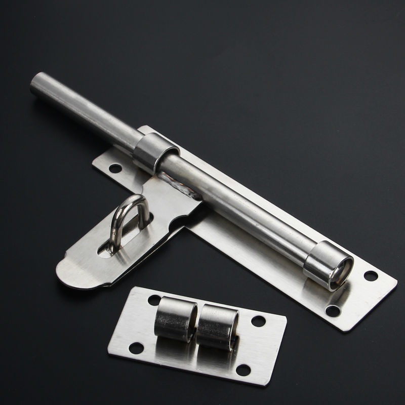 Sunkus durų sklendė; nerūdijančio plieno, šlifuotu paviršiumi; modelis 003; šiuolaikinis minimalizmas.