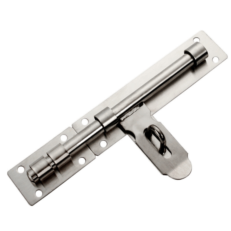 Sunkus durų sklendė; nerūdijančio plieno, šlifuotu paviršiumi; modelis 003; šiuolaikinis minimalizmas.