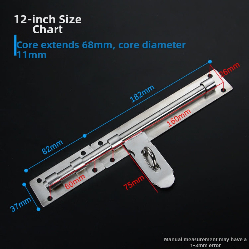 Sunkus durų sklendė; nerūdijančio plieno, šlifuotu paviršiumi; modelis 003; šiuolaikinis minimalizmas.