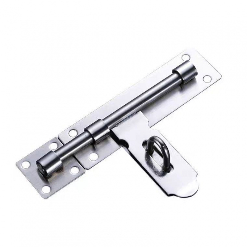 Sunkus durų sklendė; nerūdijančio plieno, šlifuotu paviršiumi; modelis 003; šiuolaikinis minimalizmas.