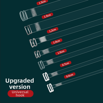 miss&hua Szilikon átlátszó melltartópánt — csúszásmentes, varrat nélküli