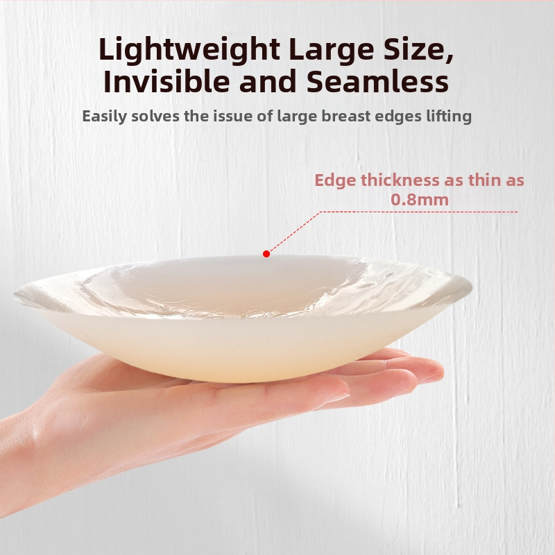 Silikónové krytky na bradavky - ultra tenké, priedušné, neviditeľné, guľatý tvar, lesklý povrch