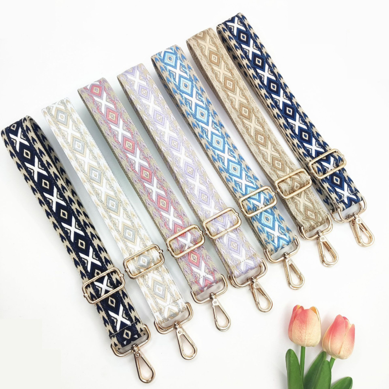Remen za žensku torbu u etno stilu s izšivkom, široki ramenski remen za crossbody torbe, zamjena