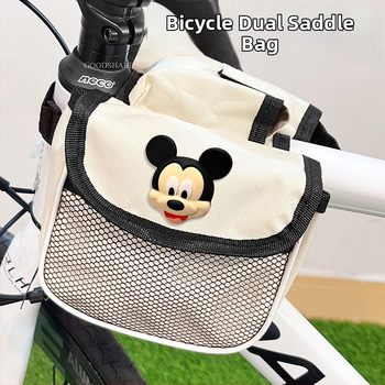 Чанта за рамката на велосипед (за горна или предна тръба) с джоб за телефон, анимационен Спондж Боб, за планински и пътни велосипеди