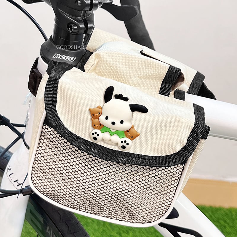 Чанта за рамката на велосипед (за горна или предна тръба) с джоб за телефон, анимационен Спондж Боб, за планински и пътни велосипеди