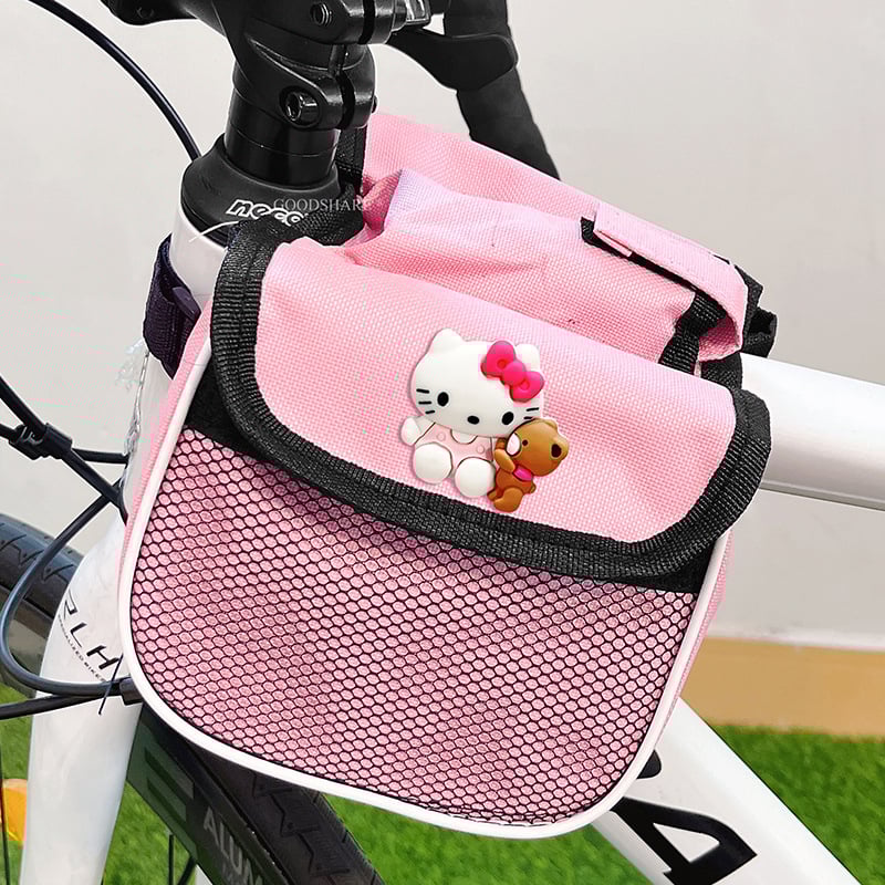 Чанта за рамката на велосипед (за горна или предна тръба) с джоб за телефон, анимационен Спондж Боб, за планински и пътни велосипеди