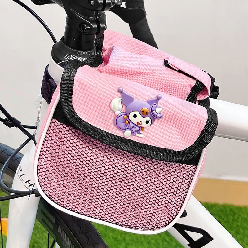 Чанта за рамката на велосипед (за горна или предна тръба) с джоб за телефон, анимационен Спондж Боб, за планински и пътни велосипеди