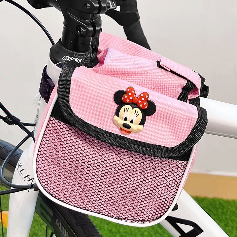 Чанта за рамката на велосипед (за горна или предна тръба) с джоб за телефон, анимационен Спондж Боб, за планински и пътни велосипеди