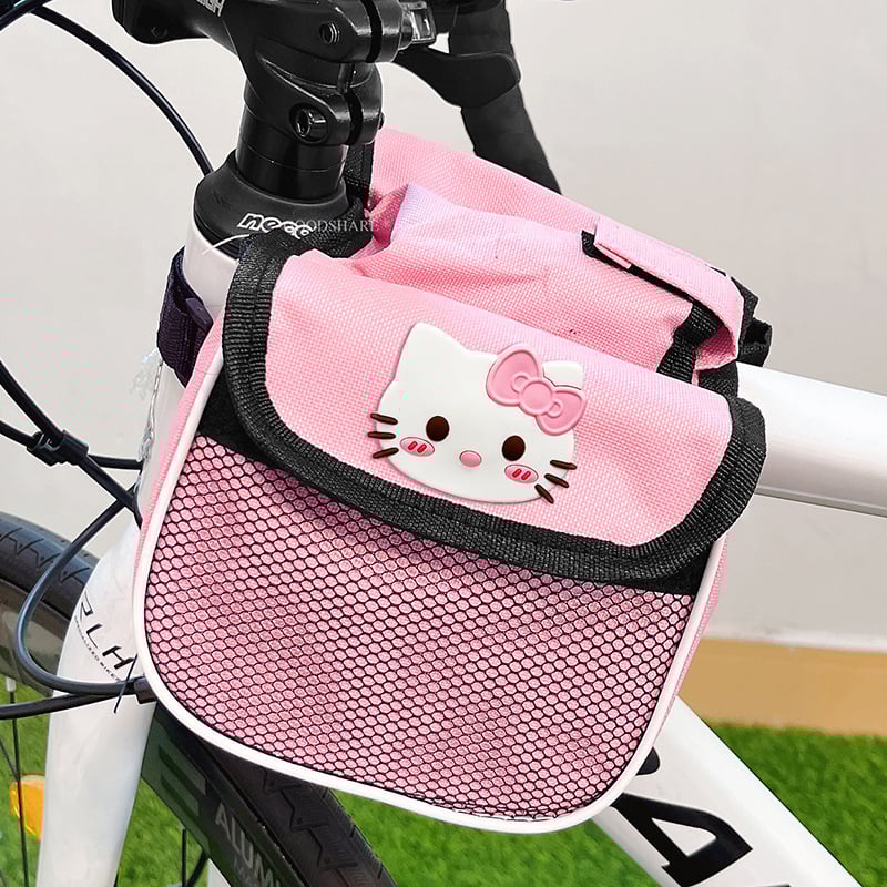 Чанта за рамката на велосипед (за горна или предна тръба) с джоб за телефон, анимационен Спондж Боб, за планински и пътни велосипеди