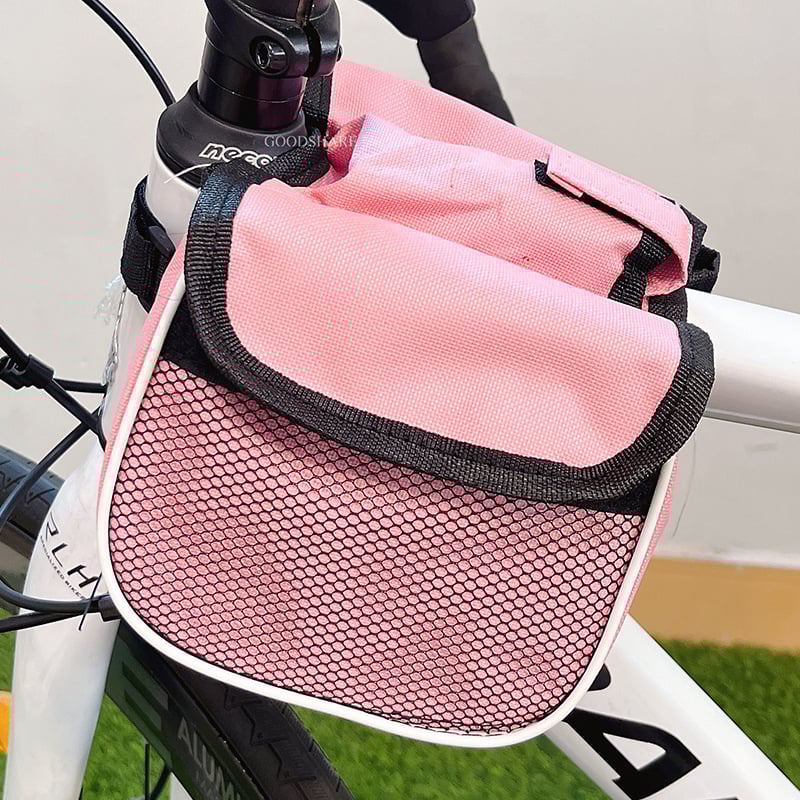 Чанта за рамката на велосипед (за горна или предна тръба) с джоб за телефон, анимационен Спондж Боб, за планински и пътни велосипеди