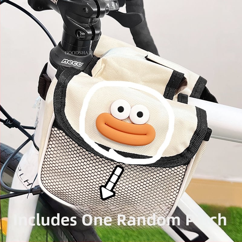 Чанта за рамката на велосипед (за горна или предна тръба) с джоб за телефон, анимационен Спондж Боб, за планински и пътни велосипеди