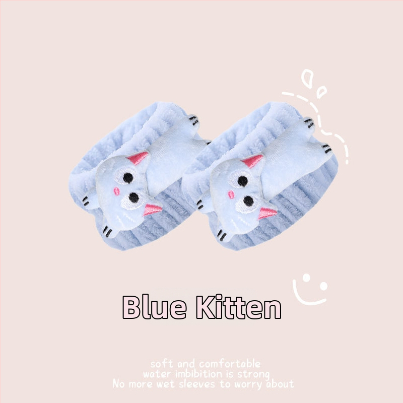 Vaikų prakaito sugėrimo riešo apyrankė veido plovimui, karikatūrų raštas, atsparus vandeniui, visiems sezonams