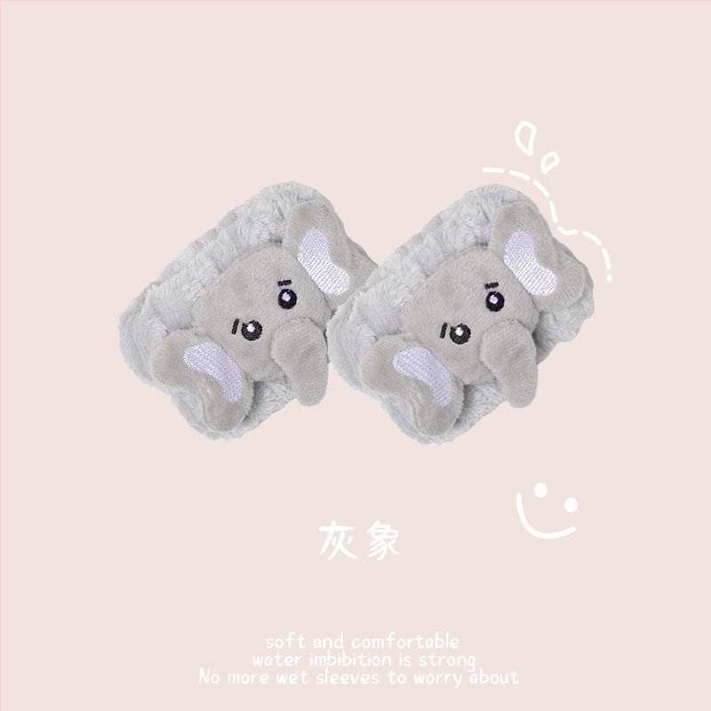 Vaikų prakaito sugėrimo riešo apyrankė veido plovimui, karikatūrų raštas, atsparus vandeniui, visiems sezonams