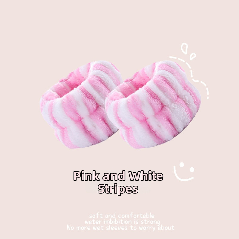 Vaikų prakaito sugėrimo riešo apyrankė veido plovimui, karikatūrų raštas, atsparus vandeniui, visiems sezonams