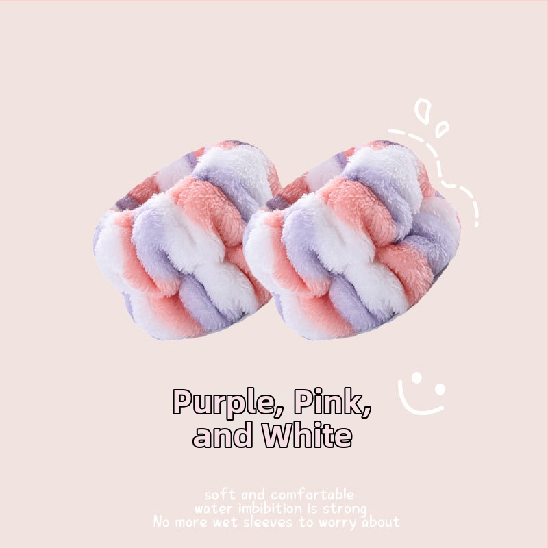 Vaikų prakaito sugėrimo riešo apyrankė veido plovimui, karikatūrų raštas, atsparus vandeniui, visiems sezonams