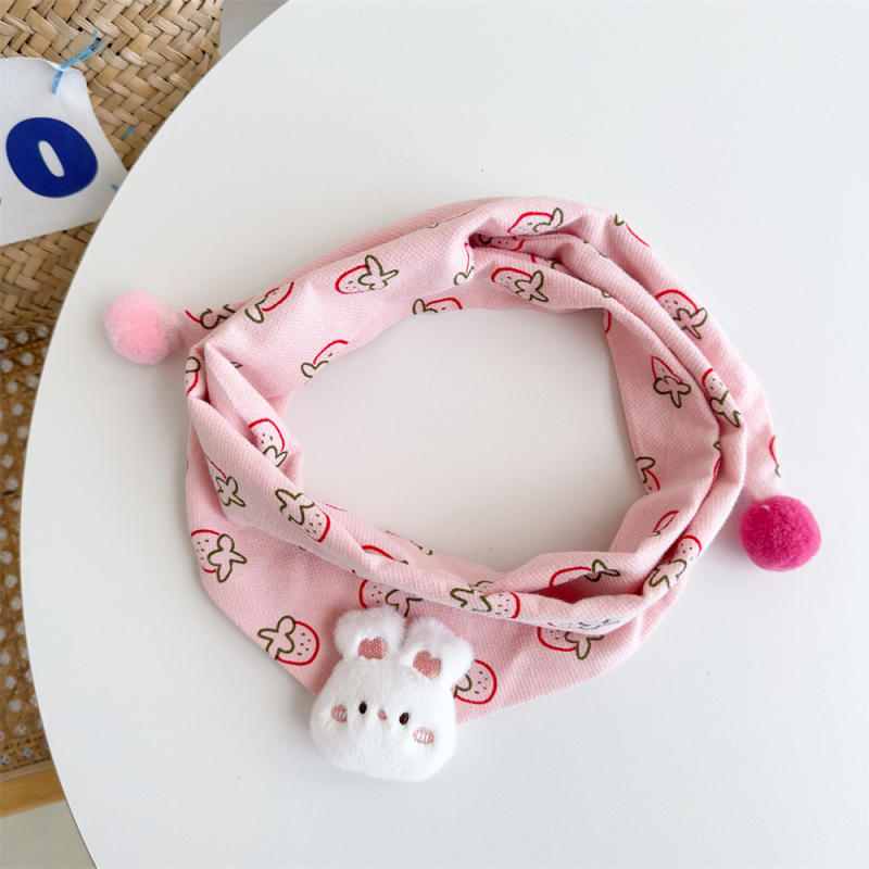 Bērnu kokvilnas trijstūra šalle, silta, ar multfilmas rakstu