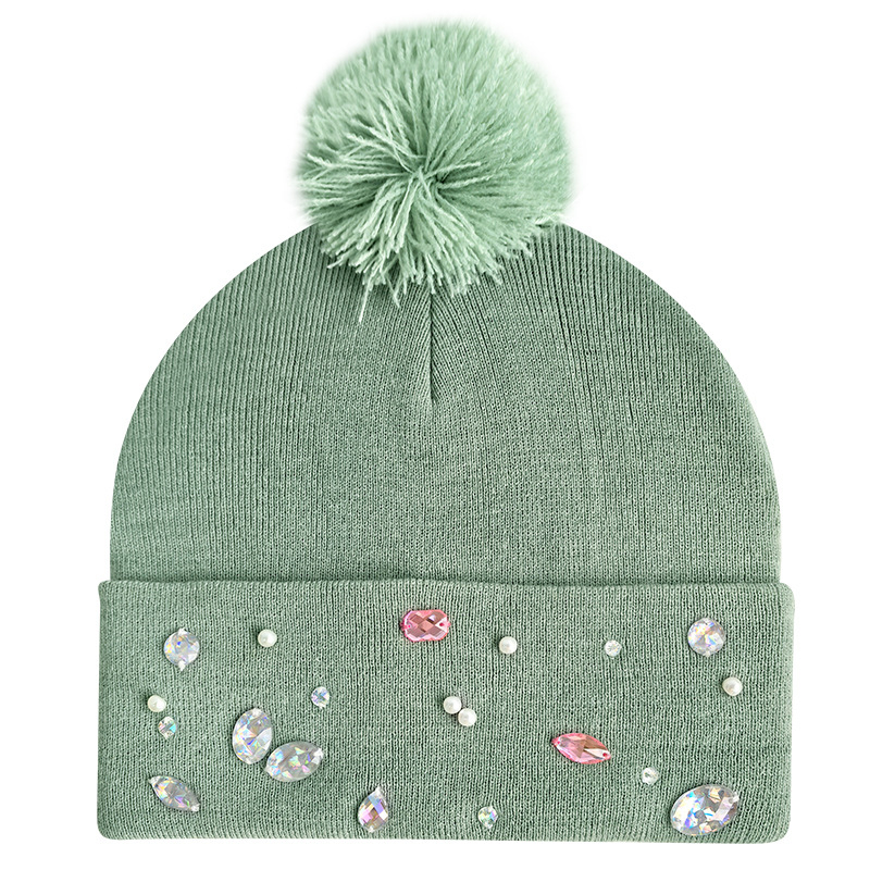 Dječja pletena kapa s zaštitom za uši, kupolasti oblik, dvostruka fleec podstava, šivanje sa šljokicama, akrilna vlakna, zima