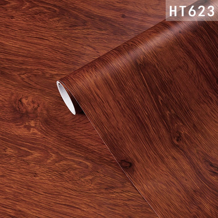 Fa mintás öntapadós tapéta — vízálló PVC, falakhoz és bútorokhoz, Új kínai stílus