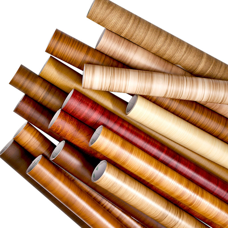 Fa mintás öntapadós tapéta — vízálló PVC, falakhoz és bútorokhoz, Új kínai stílus