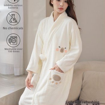 Női viselhető törölköző és köntös, 2025-ös modell, mikroszálas, 150d szál, jacquard