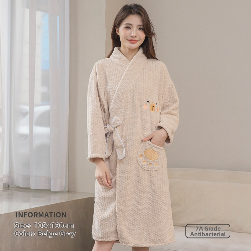 Női viselhető törölköző és köntös, 2025-ös modell, mikroszálas, 150d szál, jacquard