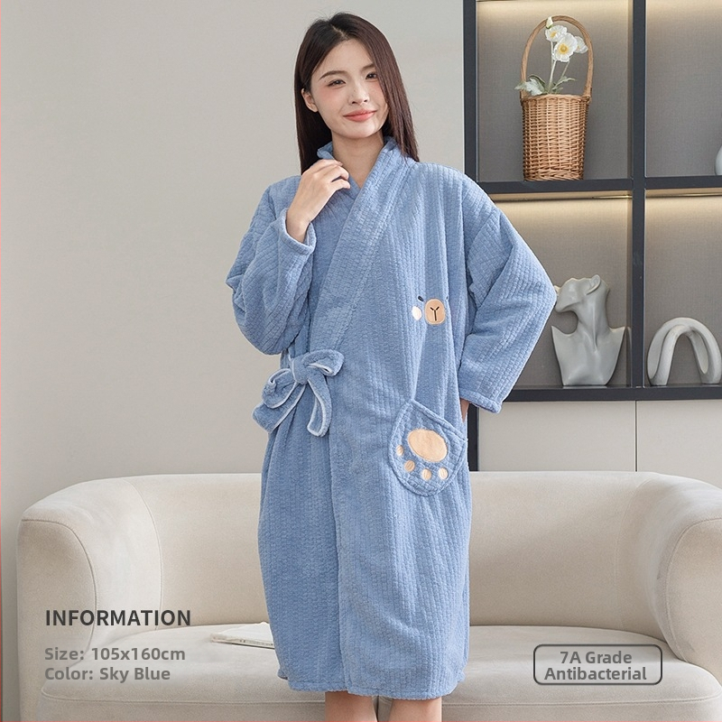 Női viselhető törölköző és köntös, 2025-ös modell, mikroszálas, 150d szál, jacquard