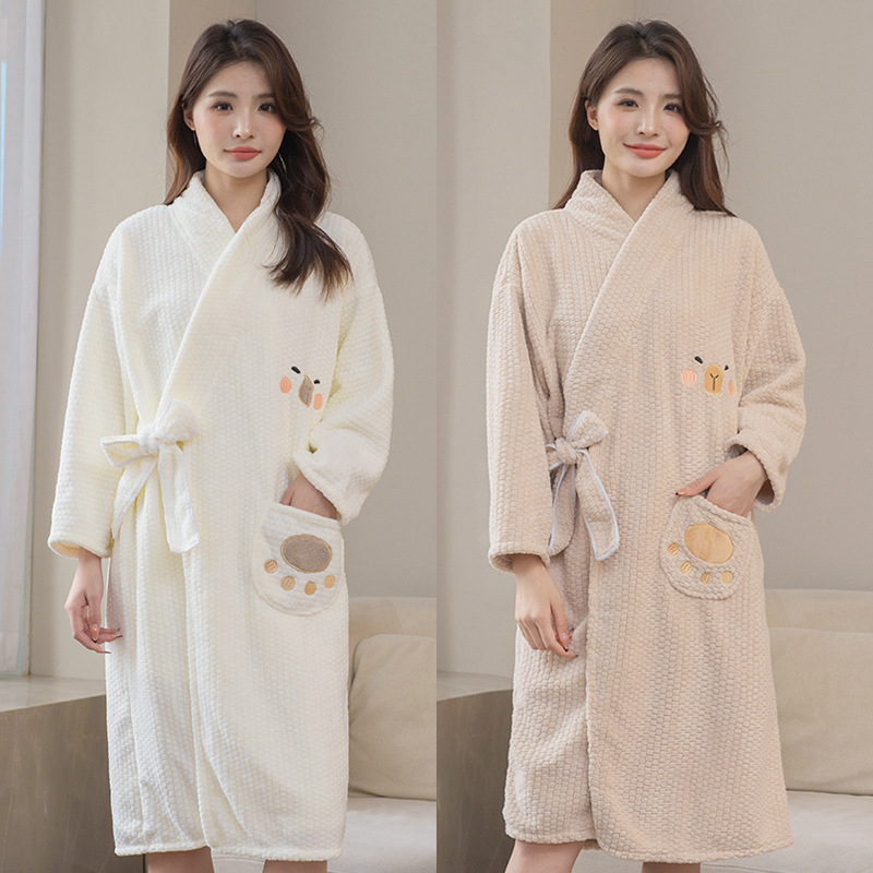 Női viselhető törölköző és köntös, 2025-ös modell, mikroszálas, 150d szál, jacquard