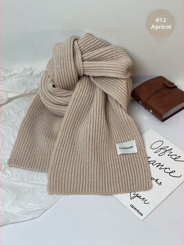 Шал в корейски стил, плетен, изкуствен кашмир/акрил, подходящ за зима, пролет и есен, стартирал през лятото на 2025 г.