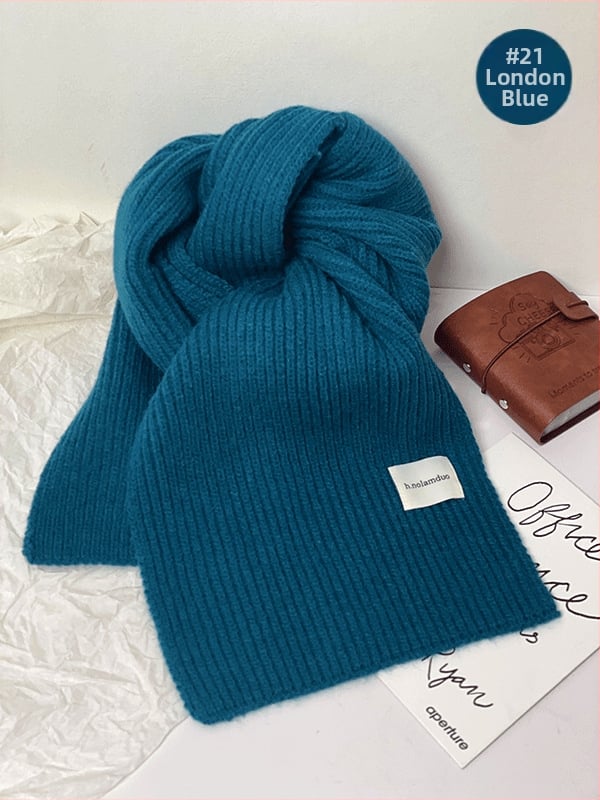 Шал в корейски стил, плетен, изкуствен кашмир/акрил, подходящ за зима, пролет и есен, стартирал през лятото на 2025 г.