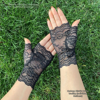 Daļēji pirkstu cimdi vasarai, pretslīdoši, izturīgi, ar skārienjutīgu ekrānu, vadīšanai un riteņbraukšanai